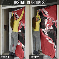 Personalized Kalani Hawaii High School Door Cover Puakenikeni Lei Hawaiian Pattern LT14 - Polynesian Pride