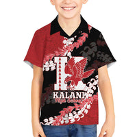 Personalized Kalani Hawaii High School Family Matching Summer Maxi Dress and Hawaiian Shirt Puakenikeni Lei Hawaiian Pattern - Polynesian Pride