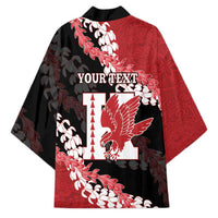 Personalized Kalani Hawaii High School Kimono Puakenikeni Lei Hawaiian Pattern - Polynesian Pride
