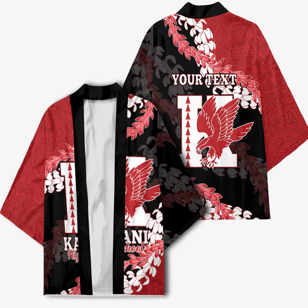 Personalized Kalani Hawaii High School Kimono Puakenikeni Lei Hawaiian Pattern - Polynesian Pride