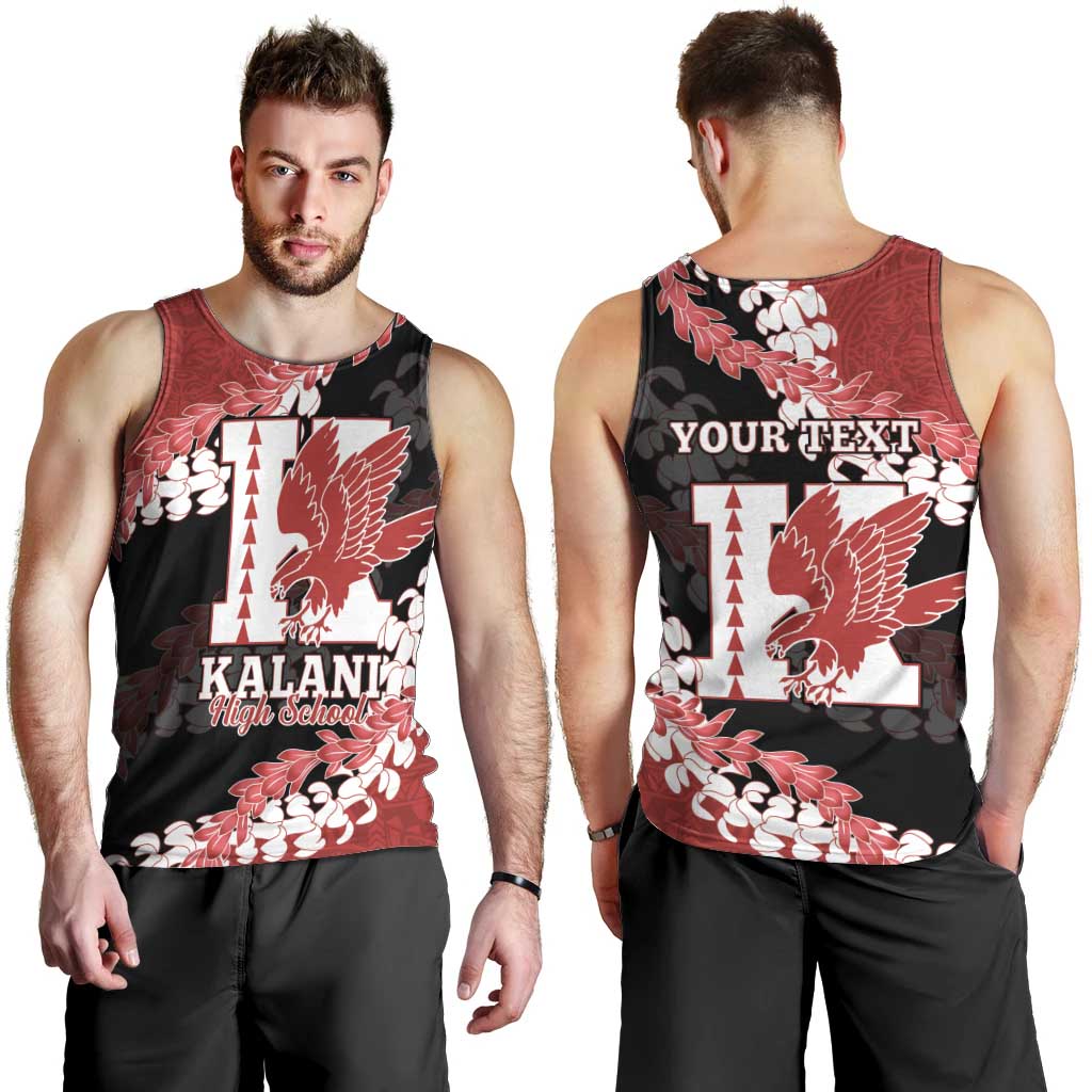 Personalized Kalani Hawaii High School Men Tank Top Puakenikeni Lei Hawaiian Pattern LT14 - Polynesian Pride