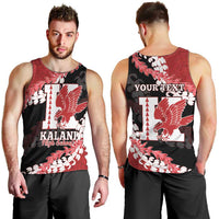 Personalized Kalani Hawaii High School Men Tank Top Puakenikeni Lei Hawaiian Pattern LT14 - Polynesian Pride