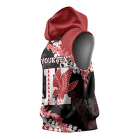 Personalized Kalani Hawaii High School Sleeveless Hoodie Puakenikeni Lei Hawaiian Pattern LT14 - Polynesian Pride