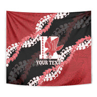 Personalized Kalani Hawaii High School Tapestry Puakenikeni Lei Hawaiian Pattern - Polynesian Pride