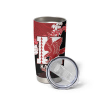 Personalized Kalani Hawaii High School Tumbler Cup Puakenikeni Lei Hawaiian Pattern - Polynesian Pride