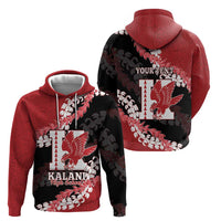Personalized Kalani Hawaii High School Zip Hoodie Puakenikeni Lei Hawaiian Pattern LT14 - Polynesian Pride