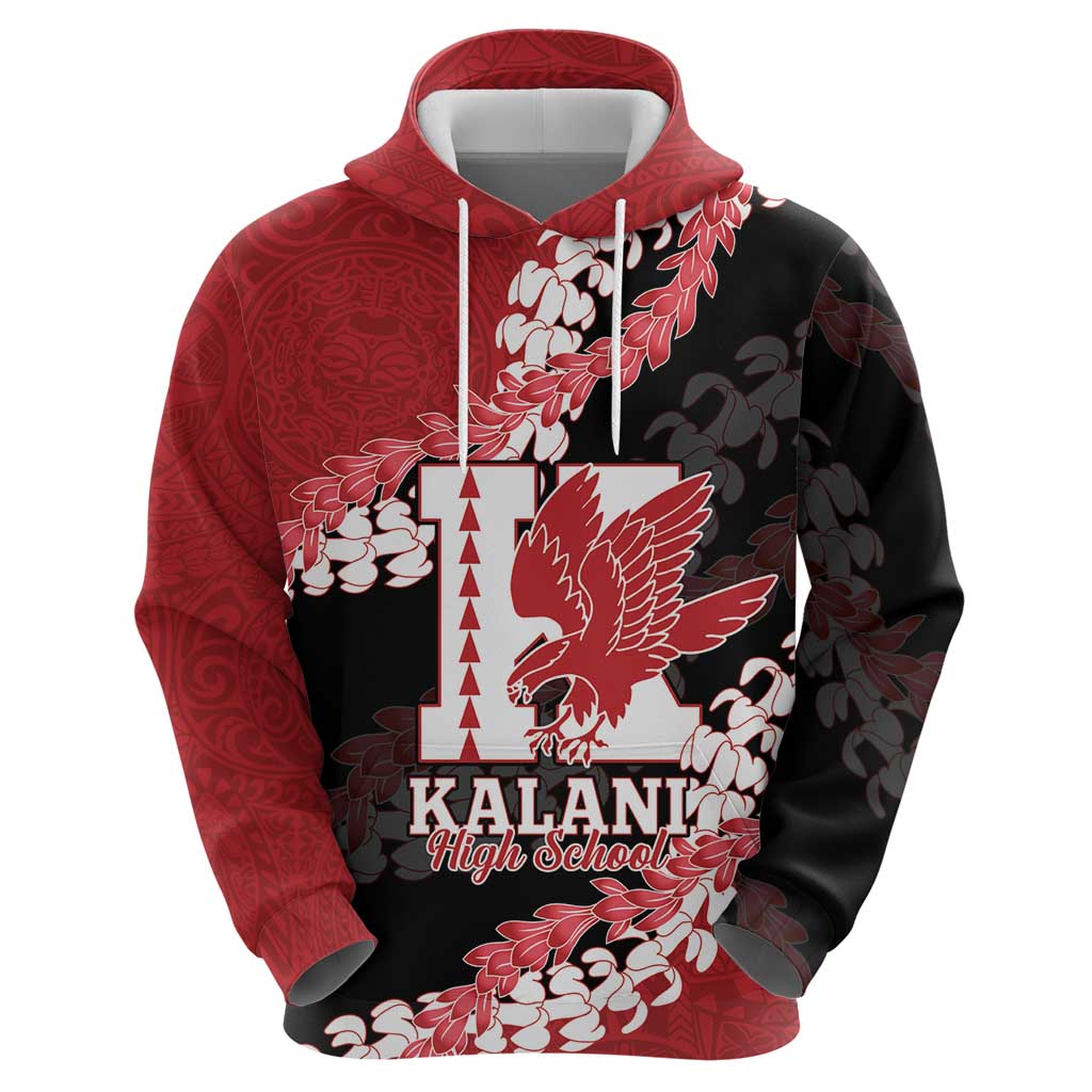 Personalized Kalani Hawaii High School Zip Hoodie Puakenikeni Lei Hawaiian Pattern LT14 - Polynesian Pride