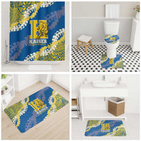 Kaiser Hawaii High School Bathroom Set Puakenikeni Lei Hawaiian Pattern - Polynesian Pride