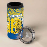 Personalized Kaiser Hawaii High School 4 in 1 Can Cooler Tumbler Puakenikeni Lei Hawaiian Pattern - Polynesian Pride