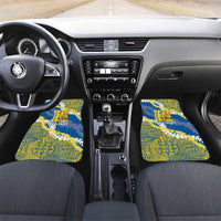 Personalized Kaiser Hawaii High School Car Mats Puakenikeni Lei Hawaiian Pattern - Polynesian Pride
