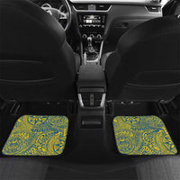 Personalized Kaiser Hawaii High School Car Mats Puakenikeni Lei Hawaiian Pattern - Polynesian Pride