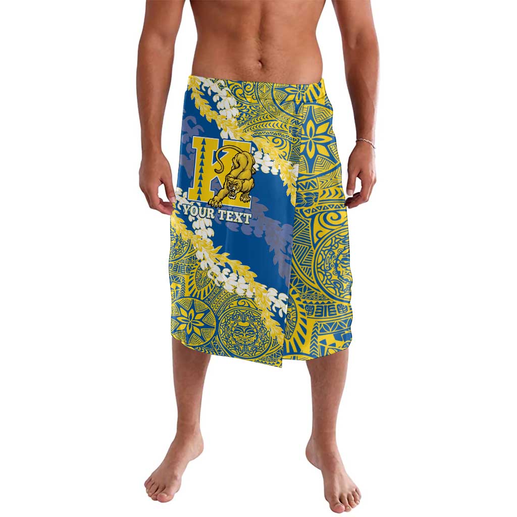 Personalized Kaiser Hawaii High School Lavalava Puakenikeni Lei Hawaiian Pattern - Polynesian Pride