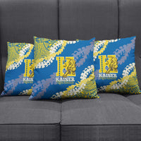 Kaiser Hawaii High School Pillow Cover Puakenikeni Lei Hawaiian Pattern - Polynesian Pride