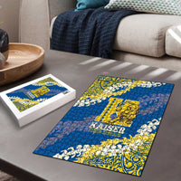 Kaiser Hawaii High School Puzzle Puakenikeni Lei Hawaiian Pattern - Polynesian Pride