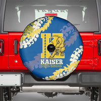 Kaiser Hawaii High School Spare Tire Cover Puakenikeni Lei Hawaiian Pattern - Polynesian Pride