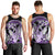 Purple Polynesian Men Tank Top Hammerhead Shark Tattoo Royal Plumeria Gradient Vibes LT14 - Polynesian Pride