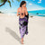 Purple Polynesian Sarong Hammerhead Shark Tattoo Royal Plumeria Gradient Vibes LT14 - Polynesian Pride