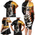 Custom New Zealand Silver Fern Rugby ANZAC Day Family Matching Long Sleeve Bodycon Dress and Hawaiian Shirt 2024 All Black Tiki Mascot LT14 - Polynesian Pride