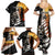 Custom New Zealand Silver Fern Rugby ANZAC Day Family Matching Summer Maxi Dress and Hawaiian Shirt 2024 All Black Tiki Mascot LT14 - Polynesian Pride