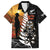 Custom New Zealand Silver Fern Rugby ANZAC Day Family Matching Summer Maxi Dress and Hawaiian Shirt 2024 All Black Tiki Mascot LT14 Dad's Shirt - Short Sleeve Black - Polynesian Pride