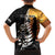 Custom New Zealand Silver Fern Rugby ANZAC Day Kid Hawaiian Shirt 2024 All Black Tiki Mascot LT14 - Polynesian Pride