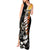 Custom New Zealand Silver Fern Rugby ANZAC Day Tank Maxi Dress 2024 All Black Tiki Mascot LT14 - Polynesian Pride