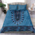 Blue African Dashiki With Fijian Tapa Pattern Bedding Set