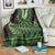 Lime Green African Dashiki With Aotearoa Maori Blanket Paua Shell Mix Silver Fern