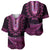 Pink African Dashiki With Aotearoa Maori Baseball Jersey Paua Shell Mix Silver Fern