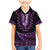 Purple African Dashiki With Aotearoa Maori Family Matching Mermaid Dress and Hawaiian Shirt Paua Shell Mix Silver Fern