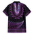 Purple African Dashiki With Aotearoa Maori Family Matching Summer Maxi Dress and Hawaiian Shirt Paua Shell Mix Silver Fern