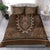 Brown African Dashiki With Tonga Ngatu Pattern Bedding Set