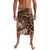 Personalised Tonga Emancipation Day Lavalava Tongan Ngatu Pattern - Brown Version