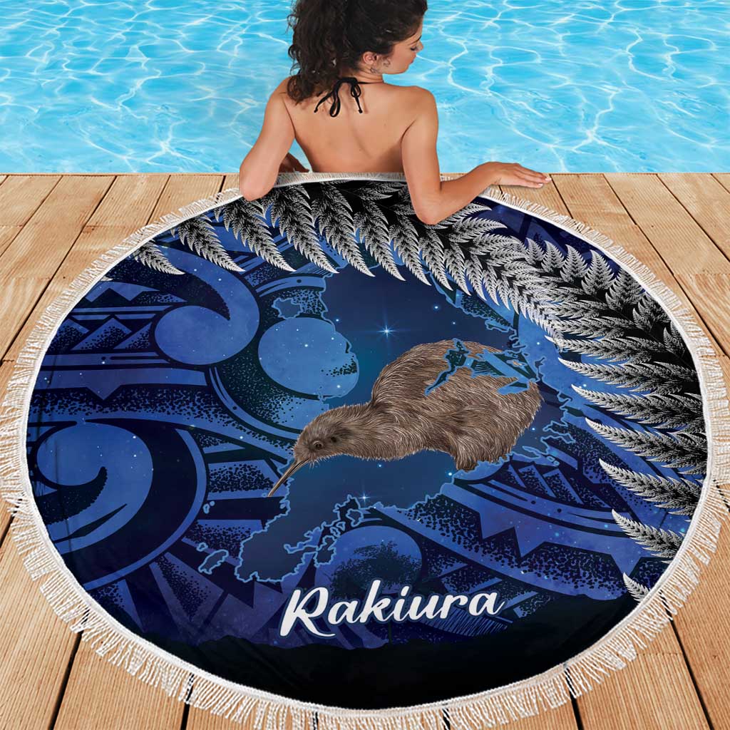 New Zealand Stewart Island Beach Blanket Rakiura Kiwi Maori Glowing Sky