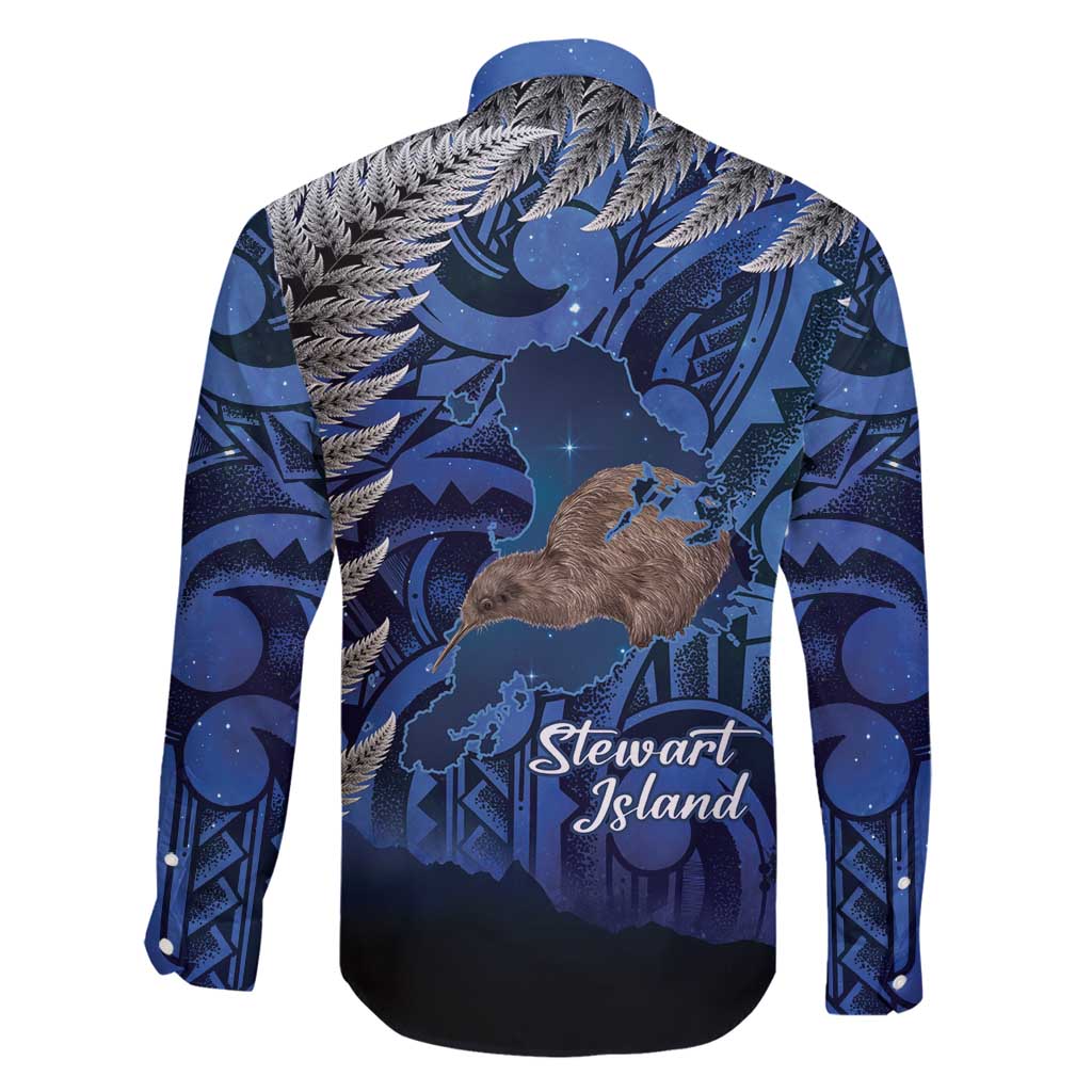 New Zealand Stewart Island Family Matching Puletasi and Hawaiian Shirt Rakiura Kiwi Maori Glowing Sky