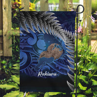 New Zealand Stewart Island Garden Flag Rakiura Kiwi Maori Glowing Sky