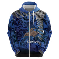 New Zealand Stewart Island Hoodie Rakiura Kiwi Maori Glowing Sky