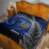 New Zealand Stewart Island Quilt Rakiura Kiwi Maori Glowing Sky