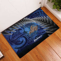 New Zealand Stewart Island Rubber Doormat Rakiura Kiwi Maori Glowing Sky