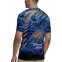 New Zealand Stewart Island Rugby Jersey Rakiura Kiwi Maori Glowing Sky