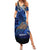 New Zealand Stewart Island Summer Maxi Dress Rakiura Kiwi Maori Glowing Sky