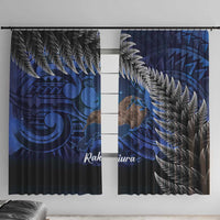 New Zealand Stewart Island Window Curtain Rakiura Kiwi Maori Glowing Sky