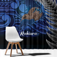 New Zealand Stewart Island Window Curtain Rakiura Kiwi Maori Glowing Sky