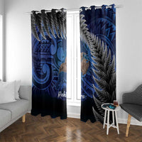 New Zealand Stewart Island Window Curtain Rakiura Kiwi Maori Glowing Sky