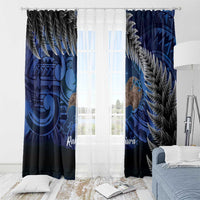 New Zealand Stewart Island Window Curtain Rakiura Kiwi Maori Glowing Sky