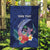 Personalised Guam Liberation Day Garden Flag Happy 80th Anniversary Fish Hook Mix Tropical Flowers