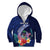 Personalised Guam Liberation Day Kid Hoodie Happy 80th Anniversary Fish Hook Mix Tropical Flowers