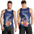 Personalised Guam Liberation Day Men Tank Top Happy 80th Anniversary Fish Hook Mix Tropical Flowers