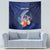 Personalised Guam Liberation Day Tapestry Happy 80th Anniversary Fish Hook Mix Tropical Flowers