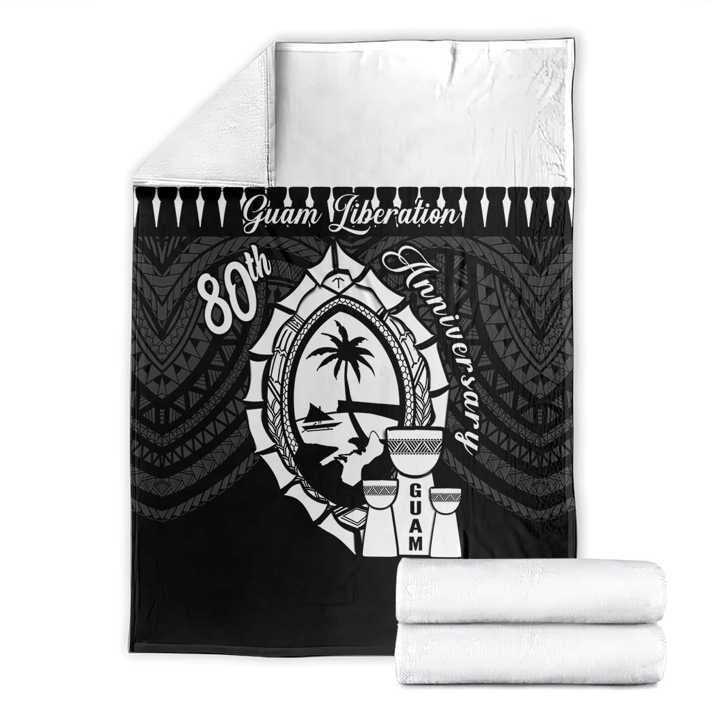 Guam Liberation Day Blanket Biba Guahan Chamorro 80th Anniversary - Black LT14 - Polynesian Pride